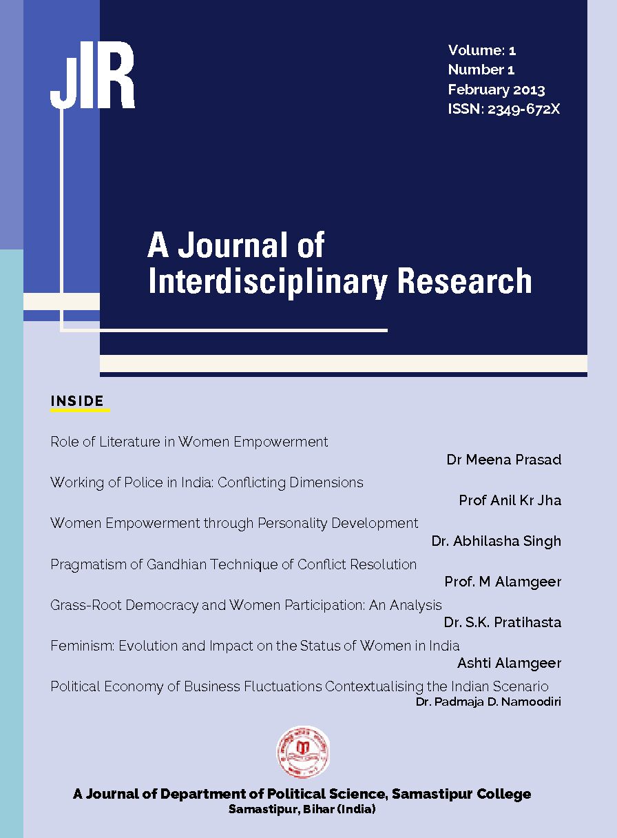 journal of interdisciplinary research impact factor